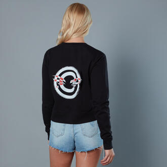 Harley Quinn Signature Birds of Prey Women's Cropped Sweatshirt - Black - L Zwart