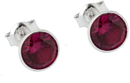 'Harlow' Dames 925 Sterling Zilveren Stud Oorbellen - Zilver ZO-7056/2