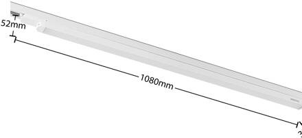 Harlow LED lamp wit 109cm 4000K wit (RAL 9010)
