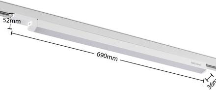 Harlow LED-lamp wit 69cm 3000K wit (RAL 9010)