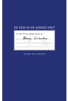 Harmonie, Uitgeverij De De Een Is De Ander Niet - (ISBN:9789463360937)