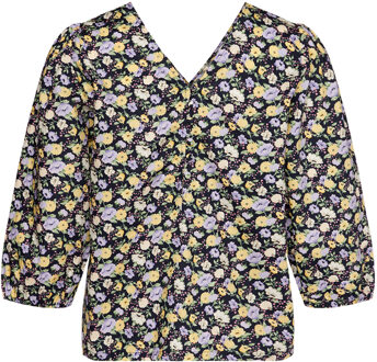 Harmony Blouse Katoen in Multicolor Veelkleurig