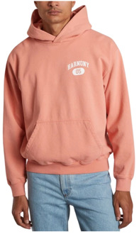 Harmony Cranberry Ivy League Hoodie Harmony , Pink , Heren - XS