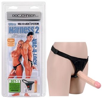 Harness Met Dildo - Met Vac U Lock - Ø 40 mm