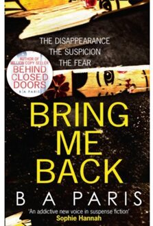 Harper Collins Uk Bring Me Back
