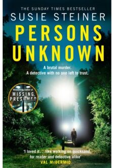 Harper Collins Uk Persons Unknown (Manon Bradshaw, Book 2)