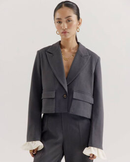 Harper & Yve Blazer dw25n210 ivy Houtskool - XL