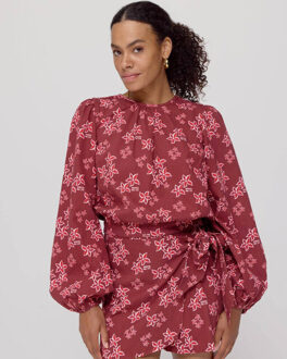 Harper & Yve Blouse lange mouw aw25c606 dolly Bruin - XL