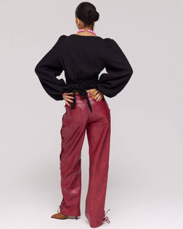 Harper & Yve Blouse lange mouw dw25p619 sisi Zwart