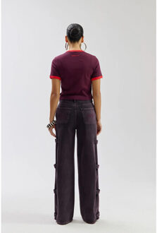 Harper & Yve Ss6y305 t-shirt desert flower - maat M Paars