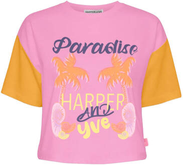 Harper & Yve T-shirt hs24d314 paradise Roze - L
