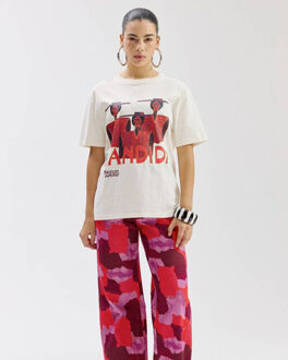 Harper & Yve T-shirt ss6y304 bandida - maat M Ecru