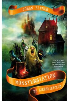 Harpercollins Holland De Kierewietclub - Monsterstation - Johan Elfner