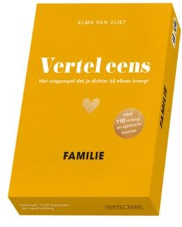 Harpercollins Holland Familie - Vertel Eens - Elma van Vliet