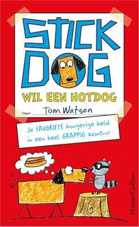 Harpercollins Holland Stick Dog wil een hotdog