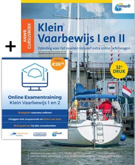 Harpercollins Holland Watersport handboek ANWB Cursusboek Klein Vaarbewijs I en II inclusief online examentraining | Hollandia