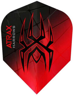 Harrows Atrax dart vluchten (set van 3) - maat One size Rood
