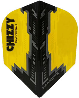 Harrows Chizzy dave chisnall dart flights (set van 3) Geel - One size