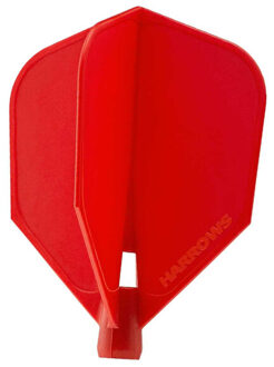 Harrows Clic dart vluchten (set van 3) - maat One size Rood