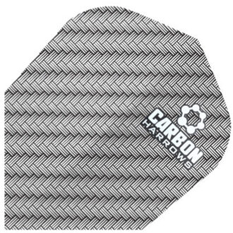 Harrows Lotka koolstof dart vluchten (set van 3) Zilver - One size