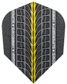 Harrows Lotka supergrip dart vluchten (pak van 3) Goud - One size