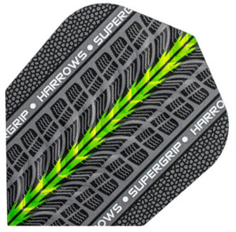 Harrows Lotka supergrip dart vluchten (pak van 3) Groen - One size