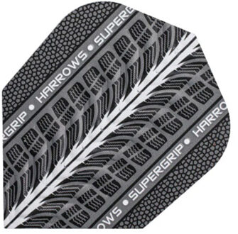Harrows Lotka supergrip dart vluchten (pak van 3) Zilver - One size