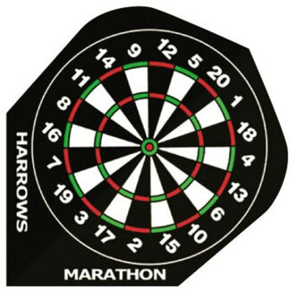 Harrows marathon flight 1508 dartbord - Wit - One size