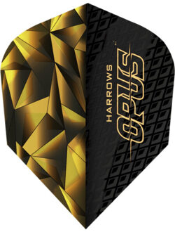 Harrows Prime opus dart flights met patroon (pak van 3) - maat One size Zwart