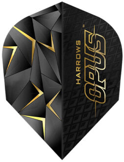 Harrows Prime opus geometrische dart vluchten (pak van 3) Zwart - One size