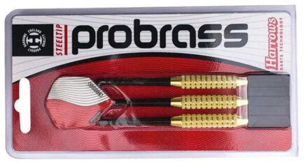 Harrows Pro messing stalen tip dartpijlen Zwart