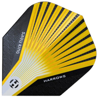 Harrows Saru king dartvluchten met grafische print (set van 3) Geel - One size