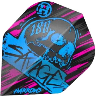 Harrows Savage veren dart vluchten (set van 3) - maat One size Roze
