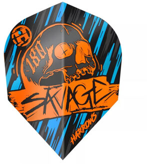Harrows Savage veren dart vluchten (set van 3) Oranje - One size