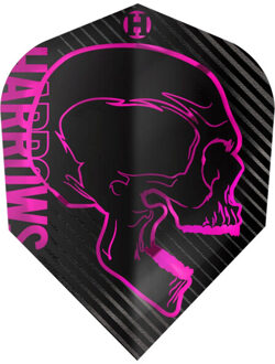 Harrows Schedel dart vluchten (set van 3) - maat One size Roze