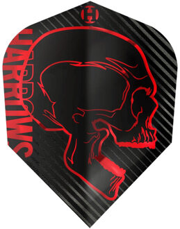 Harrows Schedel dart vluchten (set van 3) Rood - One size