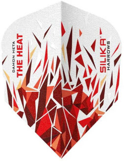 Harrows Silica damon heta versplinterde dart vluchten (set van 3) Rood - One size