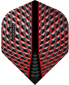 Harrows Silica dart vluchten (set van 3) Rood - One size