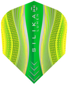 Harrows Silica lumen dart vluchten (set van 3) Groen - One size