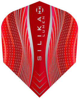 Harrows Silica lumen dart vluchten (set van 3) Rood - One size