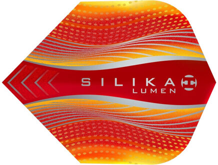 Harrows Silica lumen dart vluchten (set van 3) Rood - One size