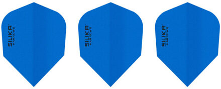 Harrows Silica solid dart flights (set van 3) Blauw - One size