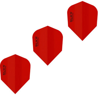 Harrows Silica solid dart flights (set van 3) - maat One size Rood