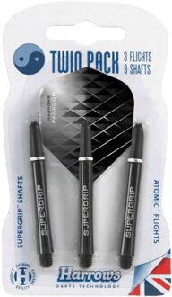 Harrows Twin pack darts set Grijs - One size
