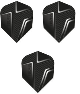 Harrows Zwarte ridder dart vluchten (set van 3) Grijs - One size
