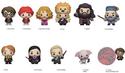 Harry Potter 3D PVC Bag Clips Series 12 Display (24)