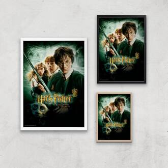 Harry Potter and the Chamber Of Secrets Giclee Art Print - A2 - Wooden Frame Meerdere kleuren