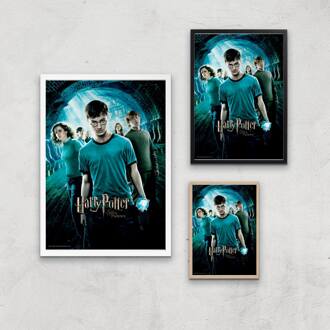 Harry Potter and the Order Of The Phoenix Giclee Art Print - A3 - Black Frame Meerdere kleuren