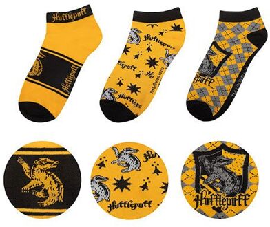 Harry Potter Ankle Socks 3-Pack Hufflepuff