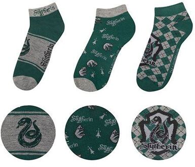 Harry Potter Ankle Socks 3-Pack Slytherin